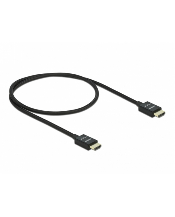 DELOCK HDMI Coaxial M/M v2.1 cable 0.5m 8K 60Hz braiding black