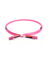 DIGITUS fiber Optic patch cord LC to LC Multimode 50/125 duplex 1m class OM4 LSOH RAL 4003 - nr 10