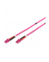 DIGITUS fiber Optic patch cord LC to LC Multimode 50/125 duplex 1m class OM4 LSOH RAL 4003 - nr 7