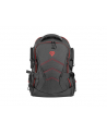 NATEC Genesis laptop backpack Pallad 550 black 15.6inch/17.3inch - nr 31