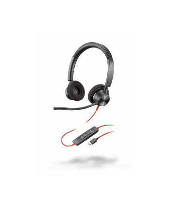 Plantronics Blackwire 3320, headset (black, USB-C, UC)