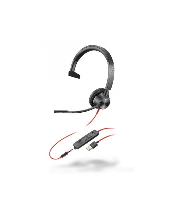 Plantronics Blackwire 3315, headset (black, USB-A) główny