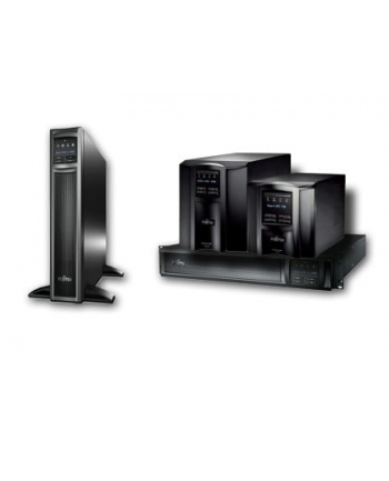 fujitsu technology solutions FUJITSU BTO 1500VA 1200W Tower/Rack convertible Rack 2U Line Interactive VI UPS SMX1500RMI2UNC Black