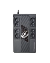 POWER WALKER UPS Line-Interactive 800VA MS 8x schuko RJ45 in/out USB HID USB charger - nr 6