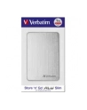 Verbatim Store 'n' Go ALU Slim 1 TB, external hard drive (silver, external, Micro-USB-B 3.2 Gen 1) - nr 35