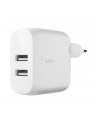 belkin Podwójna ładowarka ścienna Boost Charge 12W x2 Biała - nr 7