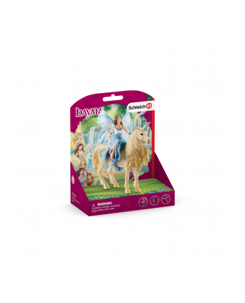 Schleich 42508 Eyela na złotym jednorożcu Bayala