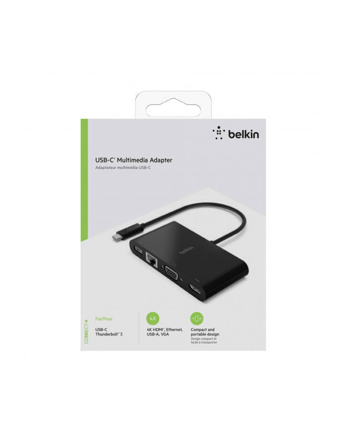 belkin Adapter multimedialny USB-C GBE, HDMI, VGA, USB główny