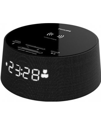 Philips TAPR702 / 12, clock radio (black, FM, Bluetooth, Qi charging)