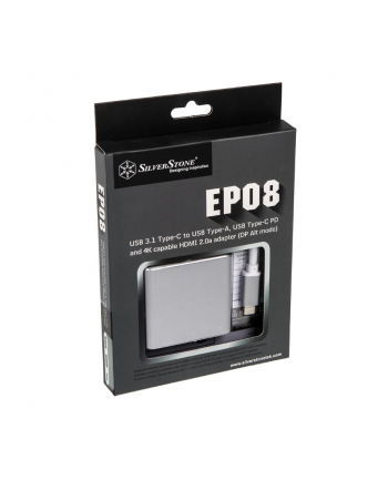silverstone technology SilverStone Adapter SST-EP08C (grey / white) nr 1