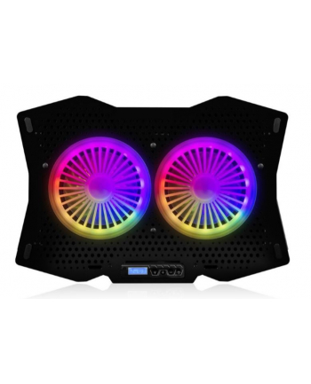 modecom Podstawka chłodząca pod  laptopa  CF18 RGB SILENT FAN czarna