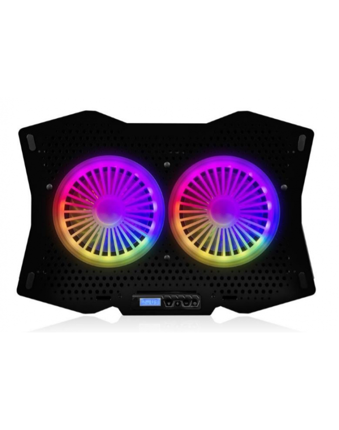 modecom Podstawka chłodząca pod  laptopa  CF18 RGB SILENT FAN czarna główny