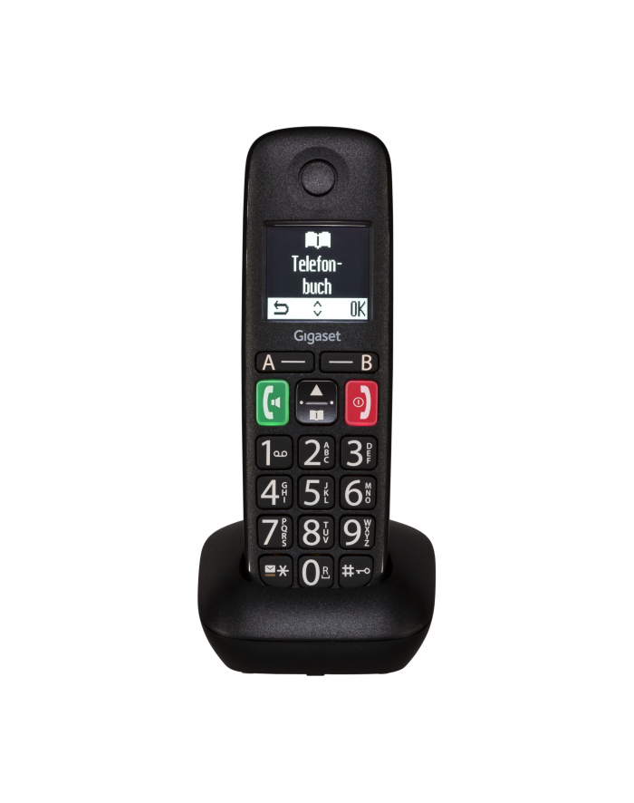 Gigaset E290HX, handset (black) główny