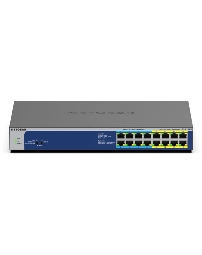 Netgear GS516PP, switch główny