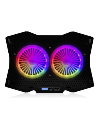 modecom Podstawka chłodząca pod  laptopa  CF18 RGB SILENT FAN czarna nr 1
