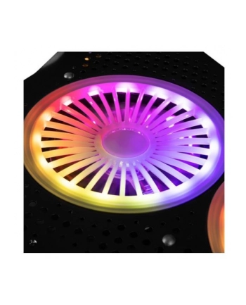 modecom Podstawka chłodząca pod  laptopa  CF18 RGB SILENT FAN czarna nr 2