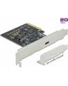 DeLOCK PCIe x4> 4x external SuperSpeed USB 20 Gbps (USB 3.2 Gen 2x2) USB Type-C - nr 10