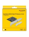DeLOCK PCIe x4> 4x external SuperSpeed USB 20 Gbps (USB 3.2 Gen 2x2) USB Type-C - nr 14