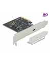 DeLOCK PCIe x4> 4x external SuperSpeed USB 20 Gbps (USB 3.2 Gen 2x2) USB Type-C - nr 16