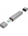 Digitus Dual Card Reader USB-C / USB 3.0, OTG, card reader - nr 56