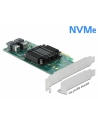 DeLOCK PCIe x8 card> 2x SFF-8643 NVMe LP - nr 1
