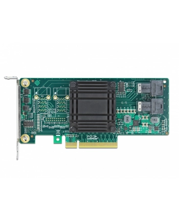 DeLOCK PCIe x8 card> 2x SFF-8643 NVMe LP