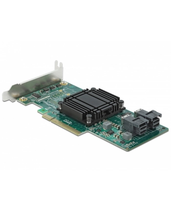 DeLOCK PCIe x8 card> 2x SFF-8643 NVMe LP