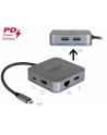 DeLOCK USB-C docking station 4K w. LED - HDMI / Hub / PD 3.0 - nr 10