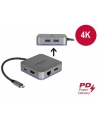 DeLOCK USB-C docking station 4K w. LED - HDMI / Hub / PD 3.0 - nr 23