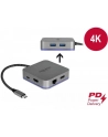 DeLOCK USB-C docking station 4K w. LED - HDMI / Hub / PD 3.0 - nr 33