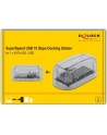 DeLOCK 64089 storage drive enclosure 2.5/3.5'' HDD/SSD enclosure Transparent, Docking station - nr 10