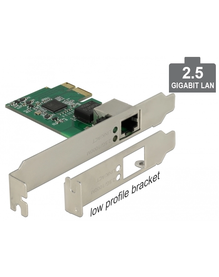 DeLOCK 89564 networking card Ethernet 2500 Mbit/s Internal, Network adapter główny