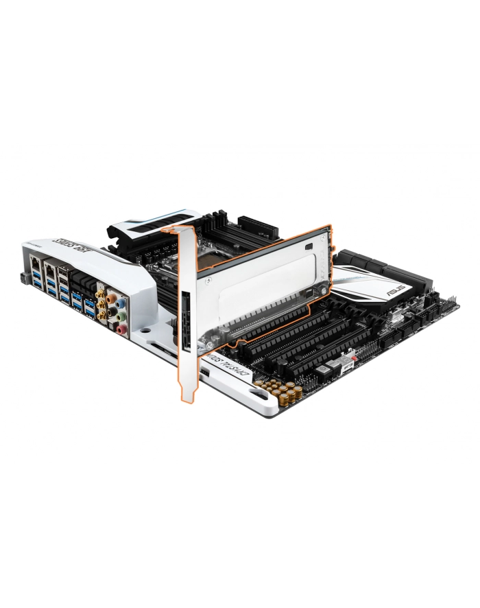 Icy Dock MB840M2P-B, mounting frame (black / silver, M.2 NVMe SSD to PCIe 3.0 x4 exchangeable SSD mobile rack) główny