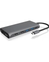 ICY BOX IB-DK4050-CPD USB 3.2 Gen 1 (3.1 Gen 1) Type-C 5000 Mbit/s Anthracite, Docking station - nr 19