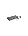 ICY BOX IB-DK4050-CPD USB 3.2 Gen 1 (3.1 Gen 1) Type-C 5000 Mbit/s Anthracite, Docking station - nr 5