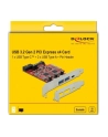 DeLOCK PCIe x4> 1x USB-C / 2xUSB-A / 1xUSB3.0 - nr 20