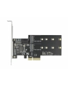 DeLOCK PCIe 3P SATA + M.2 KeyB x4 LP 90499 - nr 16