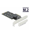 DeLOCK PCIe 3P SATA + M.2 KeyB x4 LP 90499 - nr 20