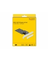 DeLOCK PCIe 3P SATA + M.2 KeyB x4 LP 90499 - nr 2