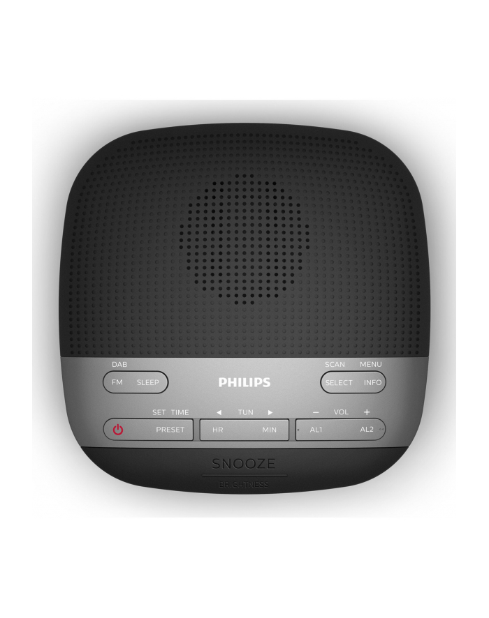 Philips TAR3505/12 radio Clock Digital Black, Grey, Radio alarm clock główny