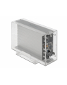 DeLOCK 42624 storage drive enclosure 2.5/3.5'' HDD/SSD enclosure Transparent, Drive cases - nr 12