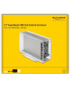 DeLOCK 42624 storage drive enclosure 2.5/3.5'' HDD/SSD enclosure Transparent, Drive cases - nr 5