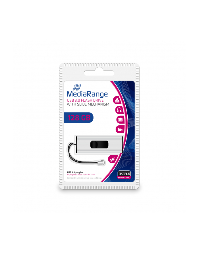 Mediarange Flash-Drive 128GB U3 MR918 główny