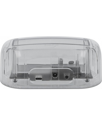 DeLOCK 64089 storage drive enclosure 2.5/3.5'' HDD/SSD enclosure Transparent, Docking station