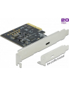 DeLOCK PCIe x4> 4x external SuperSpeed USB 20 Gbps (USB 3.2 Gen 2x2) USB Type-C - nr 1