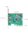 DeLOCK PCIe x4> 2xext SuperS. USB 10Gbps (USB 3.1 Gen 2) USB Type-C feMałe - nr 4