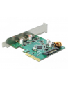 DeLOCK PCIe x4> 2xext SuperS. USB 10Gbps (USB 3.1 Gen 2) USB Type-C feMałe - nr 7