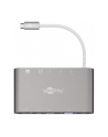 goobay 62113 interface hub USB 3.2 Gen 1 (3.1 Gen 1) Type-C 5000 Mbit/s Silver, Card reader - nr 15