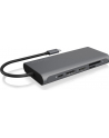 ICY BOX IB-DK4050-CPD USB 3.2 Gen 1 (3.1 Gen 1) Type-C 5000 Mbit/s Anthracite, Docking station - nr 20