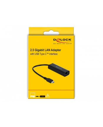 DeLOCK Adap. USB 3.0 Type-C> 2.5 RJ45 Gigabit LAN